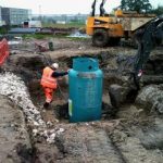 Excavation and drainage installation works carried out at York University Heslington Campus