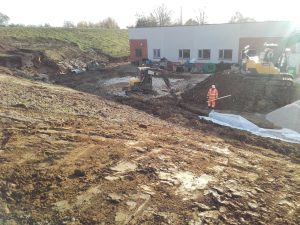 Ground preparation and external works underway at York University Heslington Campus