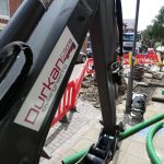 Groundworks in progress during fibre ducting installation in Castleford for Grain Communications