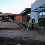 Groundworks and reinforced concrete works underway at York University Heslington Campus